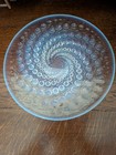 René Lalique France "Volutes" Blue Opalescent Glass Plate 10.75" Circa 1934  — photo 1