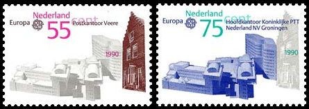 OLANDA 1990 Europa 2v MNH** - Picture 1 of 1