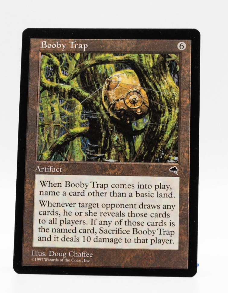Booby Trap Magic the Gathering Tempest Near Mint