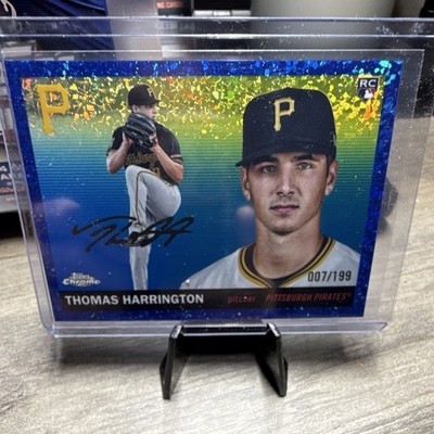 Topps Chrome Thomas Harrington #260 Pittsburgh Pirates Rookie 007/199 2025