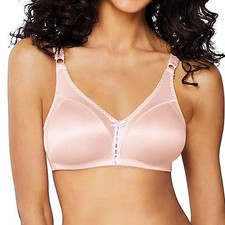 BALI WIRELESS DOUBLE SUPPORT BRA DF3820 SZ 36C PINK - NEW