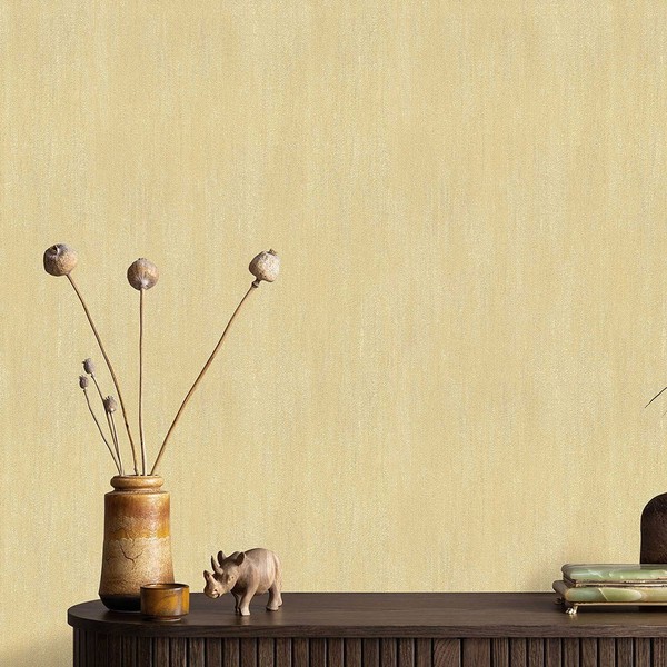 Vliestapete Putz Optik Uni Industrial Stil Modern Gelb Beige 10534-27 (2,62€/1Qm-image