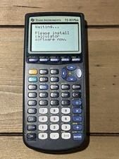 Texas Instruments TI-83 Plus Graphing Calculator Turns On(For repair/parts) READ