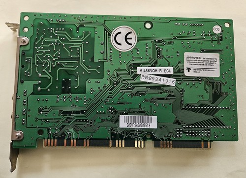 Dynamode Rockwell ISA 56k Modem RCVDL56ACF/SP V1456VQH-R EGL - Picture 7 of 9