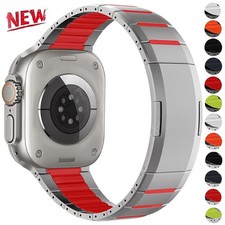 Stainless Steel Strap Metal Band for Apple Watch Series 11 10 9 8 7 6 5 SE 3 2 1