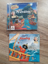 2 Hörspiel CD-s Käpt´n Sharky Der `Piratenkönig & Die geheimnisvolle Nebelinsel