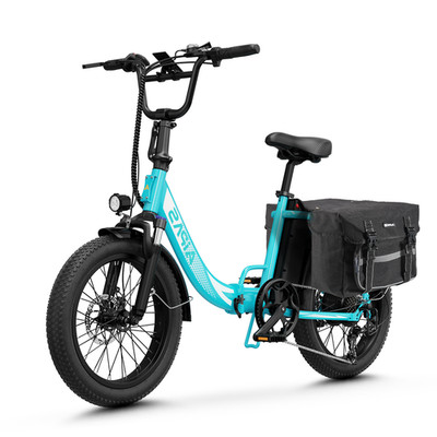 20'' Fat Tire Folding Electric Bike 1000W Peak 48V 7-Speed 28MPH Adult