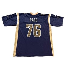 Los Angeles Rams Jersey 3XL Orlando Pace Men’s Blue Vintage St Louis 