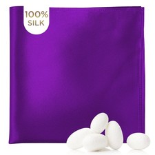 Purple Silk Handkerchief for Men Men Pocket Squares for Suit Tuxedo Jackets W...