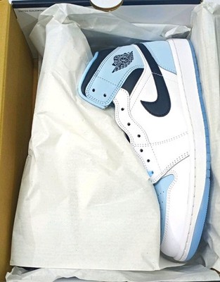 Jordan Air Jordan 1 Mid SE Men's Mid Top Sneakers White/Blue/Black
