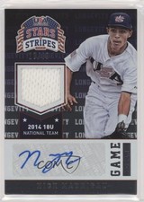 2015 Panini Stars and Stripes Longevity Signatures 23/49 Nick Madrigal Auto 1v3