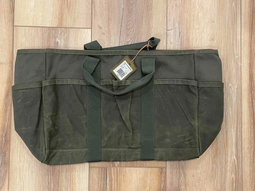 FILSON 限定品 Waxed Rugged Twill Tote Bag Waxed Rugged Twill Tote Bag – Premier