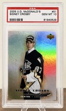2005-06 Upper Deck McDonald's - Sidney Crosby #51 (RC) PSA 10 Gem Mint