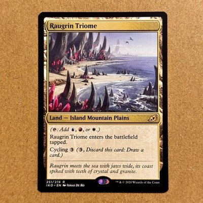 MTG ~ Raugrin Triome ~ IKO Ikoria Lair of Behemoth ~ 251 ~ Rare Land ~ NM