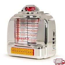 Diner Jukebox Bluetooth Speaker FM Radio Retro Mini Stereo Music Player New