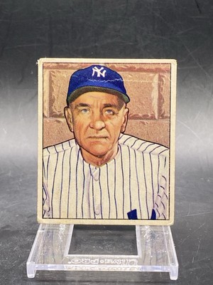 1950 Bowman #217 Casey Stengel HOF New York Yankees VTG  Baseball Trading Card