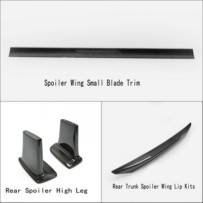 For R34 GTR Wing Small Blade Parts/Spoiler Leg/Rear Trunk Lip Kits Carbon Fiber