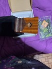 Kalimba 17 Key Thumb Piano, Mahogany Finger Piano Plus Lyre Harp Hluru 17 String