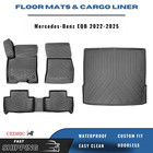Car Floor Mats & UPPER Cargo Liner for Mercedes-Benz EQB 2022-2026 TPE FULL Set
