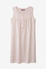 Linclalor Camicia da notte donna 100% cotone rosa fantasia cuori art 175414