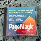 Page Magic Version 2.0 Desktop Publishing Software CD ROM Vintage