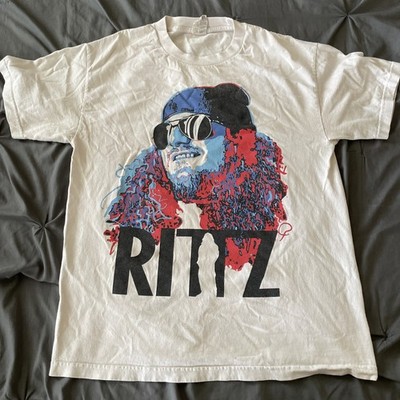 Vintage Rittz Y2K Strange Music Rapper Tour T-Shirt Sz L Rap Tee White