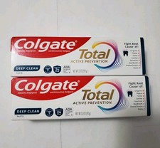 2X Colgate Total Deep Clean Toothpaste 3.3 Oz Each BB Exp 2027