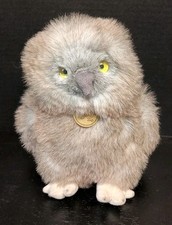 Aurora Realistic Baby Great Horned Owl Owlet Fluffy Plush Miyoni Tots 10"