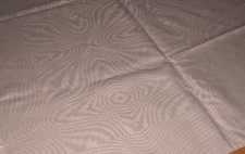 Alte Leinen Damast Tischdecke Tafeltuch XL Webmuster 270 x 102 cm (13936)