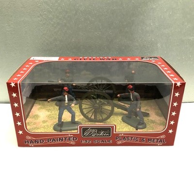Britains Super Deetail - Confederate 10 lb Parrot Cannon & Crew # 52110, NIB