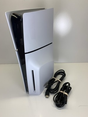 Sony PlayStation 5 Slim Disc Console CFI-2015 1TB White Tested HDMI & Power