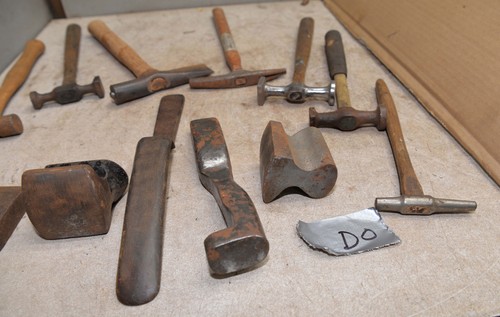 12 martillos cuchara dolly autobody vintage y más herramienta coleccionable de trabajo con plomo D0 - Imagen 9 de 10