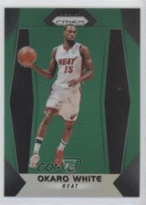 2017-18 Panini Prizm Green Prizm Okaro White #52 mp7