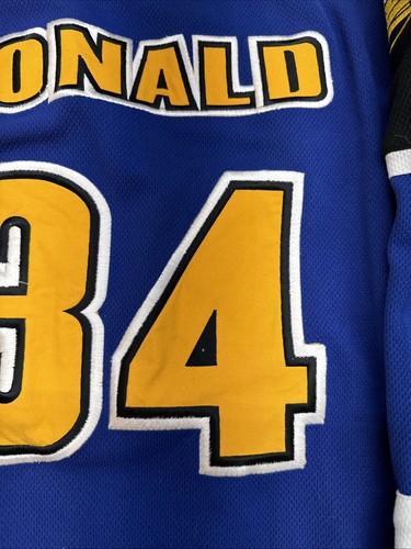 Vintage 90s Y2K Disney's Destroyers Donald Duck #34 Hockey Trikot Herren Gr. L - Bild 3 von 5