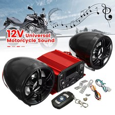 Motorcycle Audio Equipment DC12V FM radio MP3 USB compatible Motorcycle Stereo S