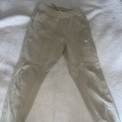 Nike Small NSW Club Jogger Sweatpants beige logo
