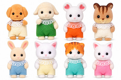 Calico Critters Baby Figure Choice Rabbit Cat Dog Japan