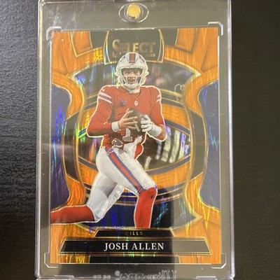 Panini 2025 Select Football Concourse Josh Allen Bills #86 Orange Prizm /499