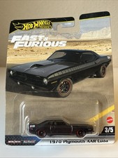 Hot Wheels Fast & Furious Premium 1970 PLYMOUTH AAR CUDA #3/5 HYP68 (2024)