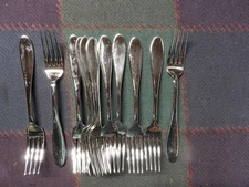 12 - Liberty Tabletop, USA - Dinner Place Forks - 8 inch - Betsy Ross - 2nd