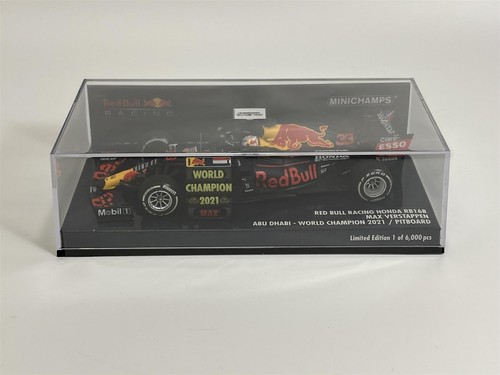 1:43 Minichamps 2021 Honda RB16B Abu Dhabi ganador #33 campeón del mundo Verstappen - Imagen 6 de 6