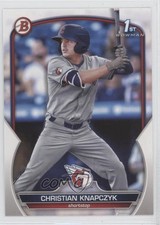 2023 Bowman Draft Christian Knapczyk #BD-180 18vd