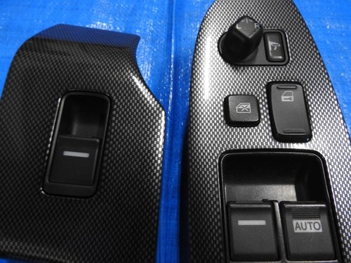 HONDA ACCORD CL CL7 Carbon Pattern Window Switch Set JDM RHD CL9 CM2 - Picture 10 of 10