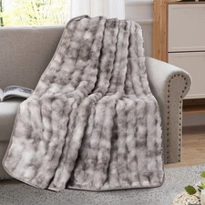Brentwood Oversized Waterproof Pet Blanket Furniture Protector, 60”x70” Gray NEW