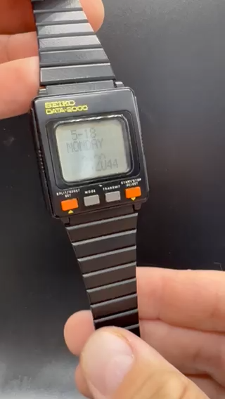Rare Seiko Data-2000 UW01 w/ Keyboard, Box & Papers – 1980s Early
