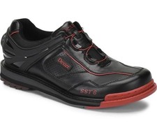 Dexter Men's SST6 Hybrid BOA RH Medium Black/Red Bowling Shoes Interchangeable