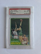 1981 Topps #75 Kevin McHale ROOKIE RC PSA 8 Graded Basketball Card 1981-82 East. rookie card picture