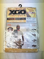 XGO Men's Flame Retardant T-Shirt Long Sleeve Desert Sand Small Made in USA