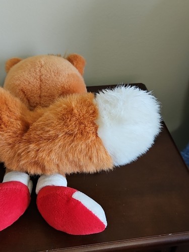Vtg Sonic the Hedgehog Plush Tails Fox 2 Tailed 1994 Rare Stuffed Toy 12" No Tag - Picture 7 of 12