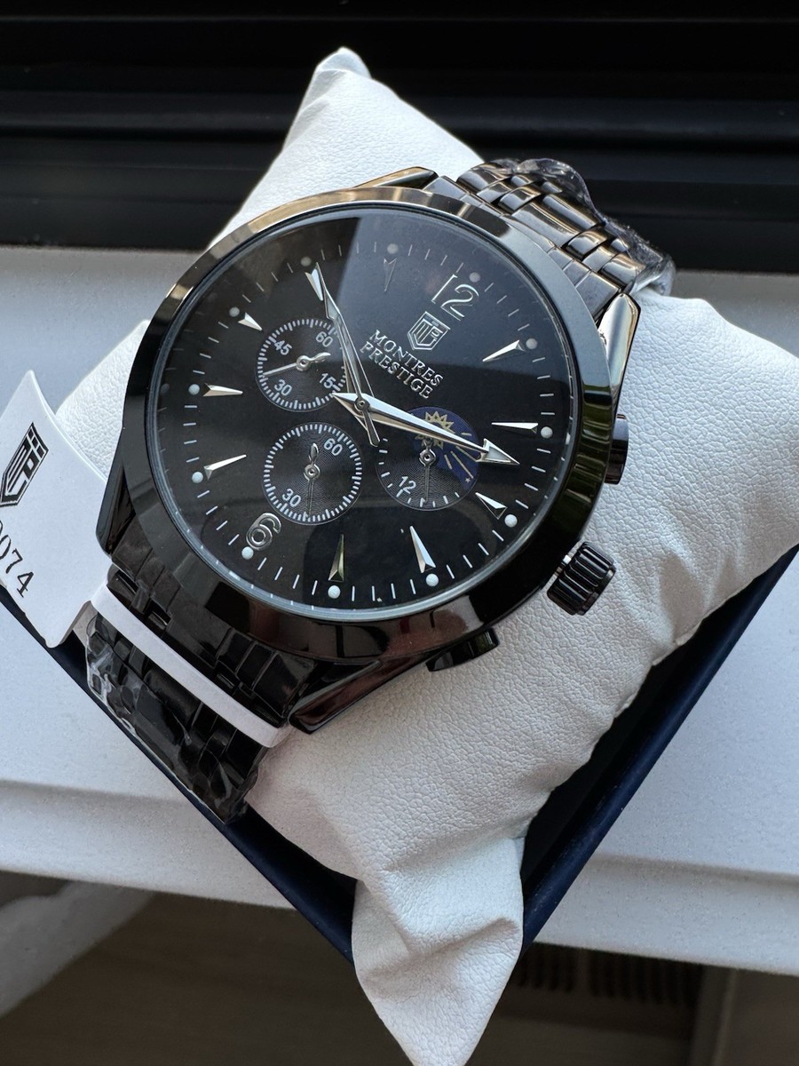 メンズウェア Black Watch Collared Snead Invicta X Montres Prestige Men's Black Watch 40mm MPW-0074 New! | eBay